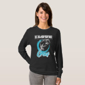 Orca Killer Whale Sea Wolf T-Shirt (Vorne ganz)