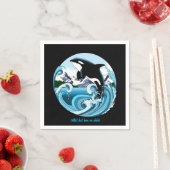 Orca Killer Whale Serviette (Beispiel)