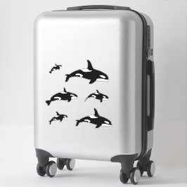 Orca Killer Whale Set Aufkleber