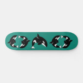 Orca Killer Whale Skateboard (Horizontal)