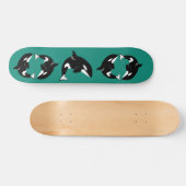 Orca Killer Whale Skateboard (Horizontal)