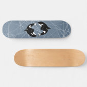 Orca Killer Whale Skateboard (Horizontal)