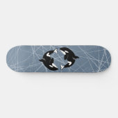 Orca Killer Whale Skateboard (Horizontal)