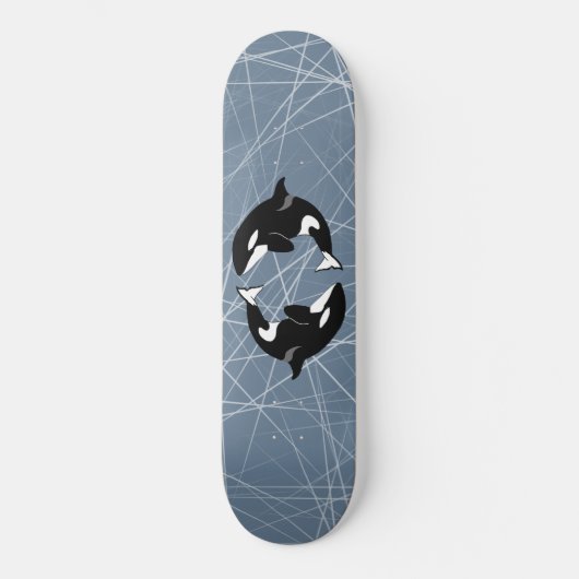 Orca Killer Whale Skateboard (Vorderseite)
