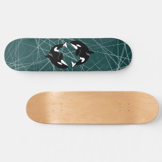 Orca Killer Whale Skateboard (Horizontal)