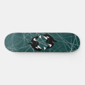 Orca Killer Whale Skateboard (Horizontal)