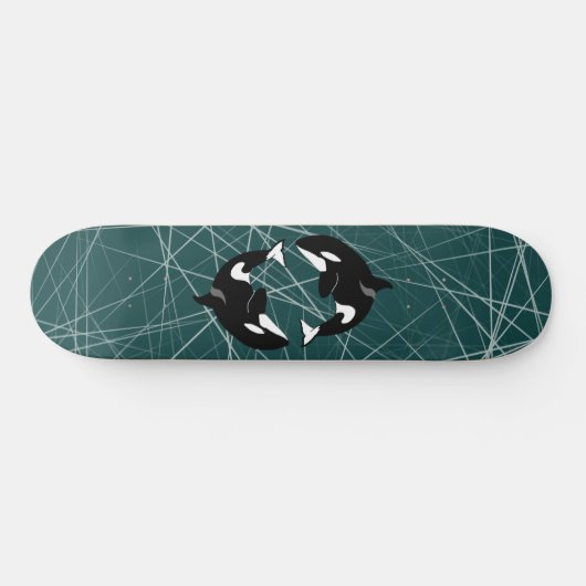 Orca Killer Whale Skateboard (Horizontal)