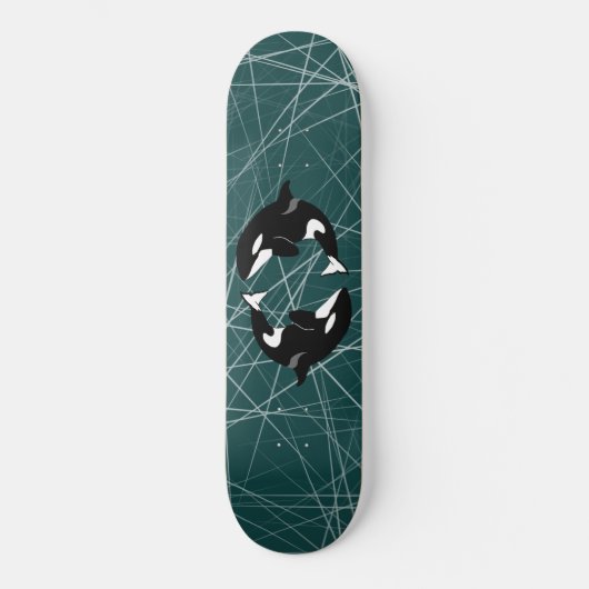 Orca Killer Whale Skateboard (Vorderseite)