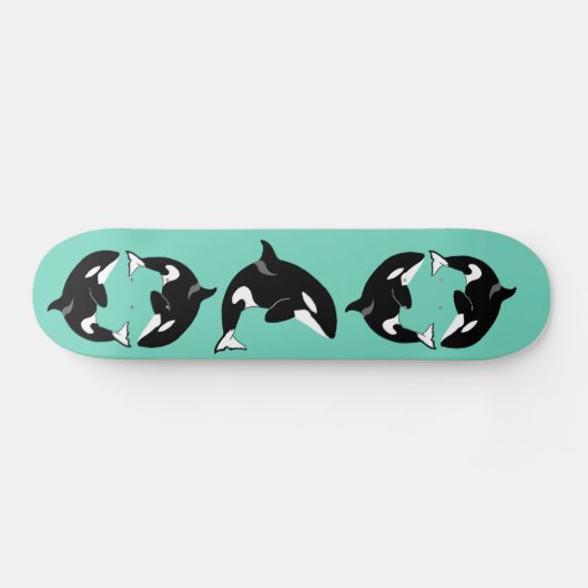 Orca Killer Whale Skateboard (Horizontal)