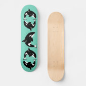 Orca Killer Whale Skateboard (Vorderseite)