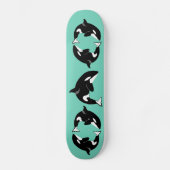 Orca Killer Whale Skateboard (Vorderseite)