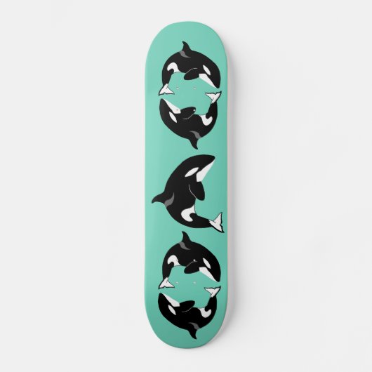 Orca Killer Whale Skateboard (Vorderseite)