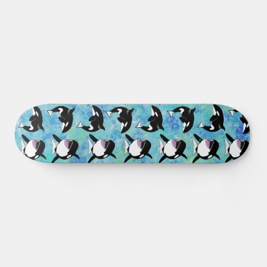 Orca Killer Whale Skateboard (Horizontal)