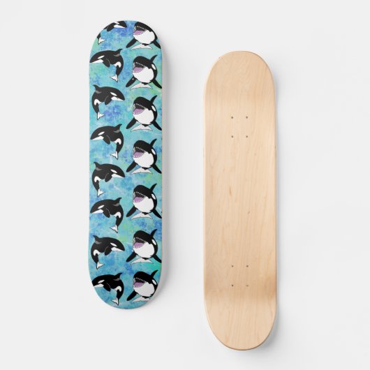 Orca Killer Whale Skateboard (Vorderseite)