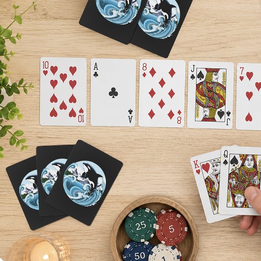 Orca Killer Whale Spielkarten