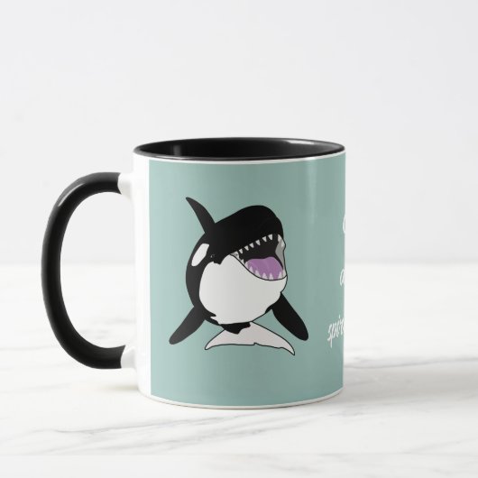 Orca Killer Whale Spirit Animal Tasse (Links)