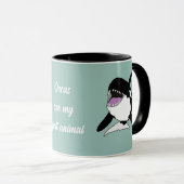 Orca Killer Whale Spirit Animal Tasse (VorderseiteRechts)