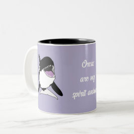 Orca Killer Whale Spirit Animal Zweifarbige Tasse
