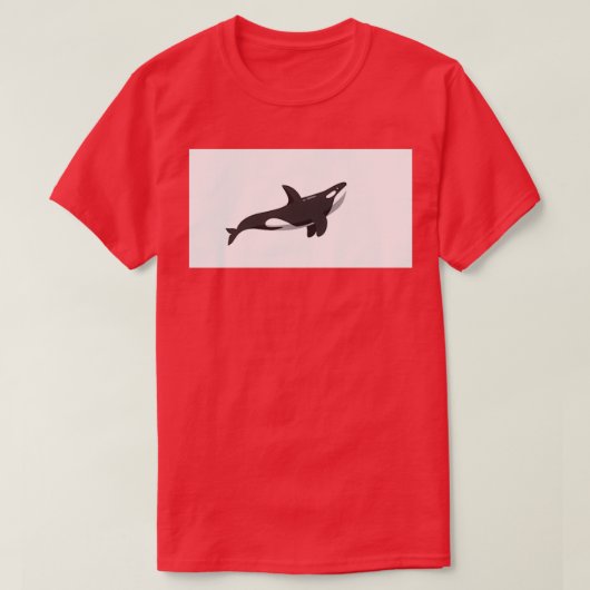 Orca Killer Whale Sticker 1 T-Shirt (Design vorne)