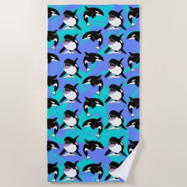 Orca Killer Whale Strandtuch