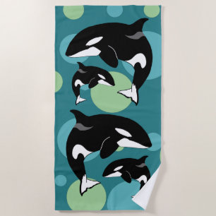 Orca Killer Whale Strandtuch