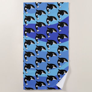 Orca Killer Whale Strandtuch