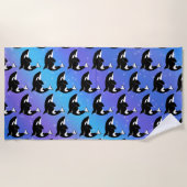 Orca Killer Whale Strandtuch (Vorderseite)