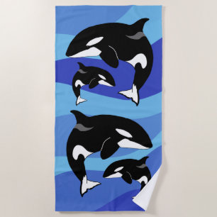 Orca Killer Whale Strandtuch