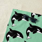 Orca Killer Whale Strandtuch (Beispiel)