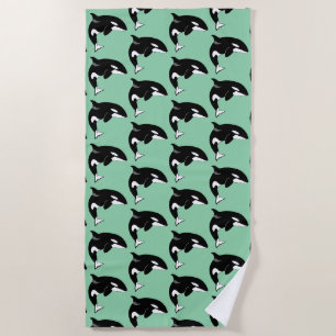 Orca Killer Whale Strandtuch