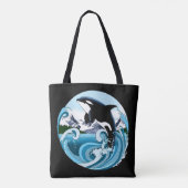 Orca Killer Whale Tasche (Rückseite)