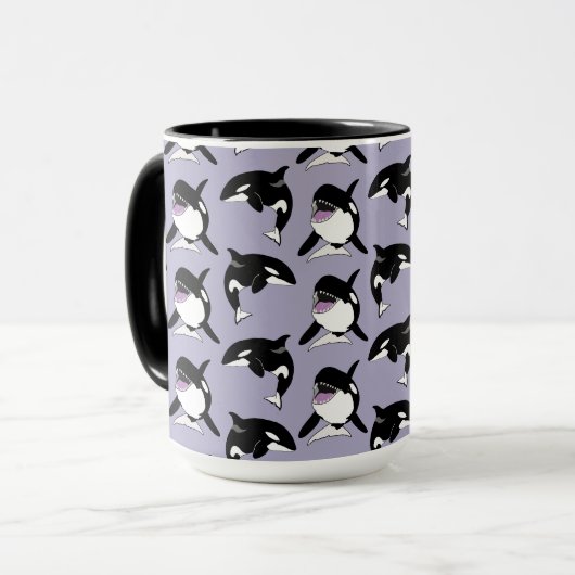 Orca Killer Whale Tasse (Vorderseite Links)