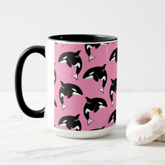 Orca Killer Whale Tasse (Mit Donut)