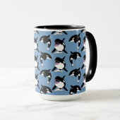 Orca Killer Whale Tasse (VorderseiteRechts)