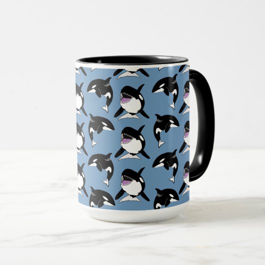 Orca Killer Whale Tasse (VorderseiteRechts)