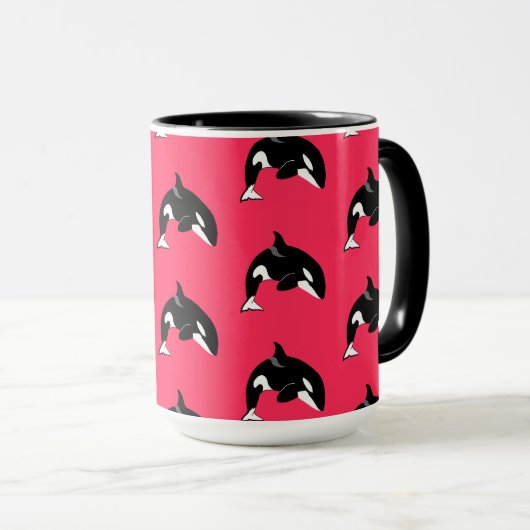 Orca Killer Whale Tasse (VorderseiteRechts)