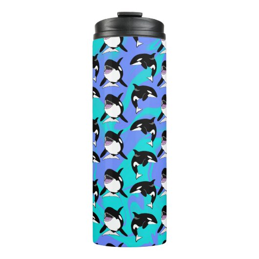 Orca Killer Whale Thermosbecher (Vorderseite)