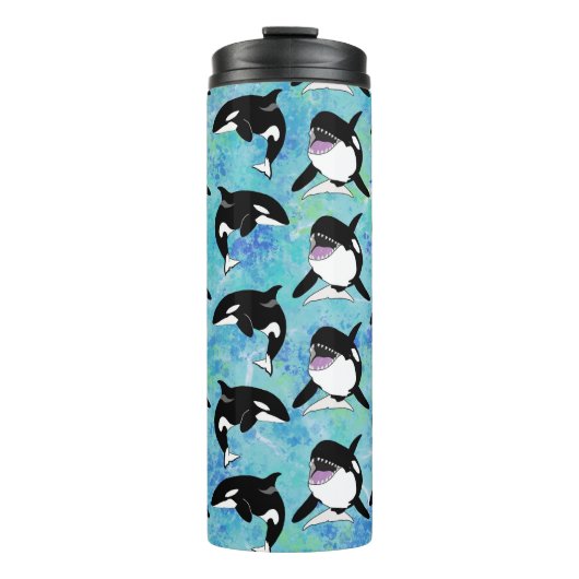Orca Killer Whale Thermosbecher (Vorderseite)