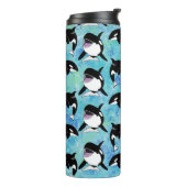 Orca Killer Whale Thermosbecher (Nach links gedreht)