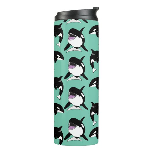 Orca Killer Whale Thermosbecher (Nach links gedreht)