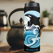 Orca Killer Whale Thermosbecher