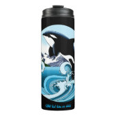 Orca Killer Whale Thermosbecher (Vorderseite)