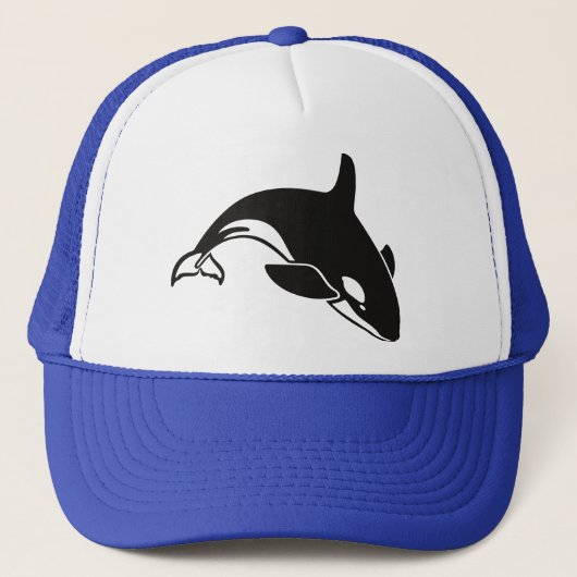 Orca Killer Whale Trucker Hat Truckerkappe (Vorderseite)
