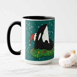 Orca Killer Whale Weihnachten  Tasse