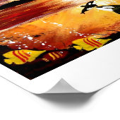 ORCA KILLER WHALES "ERSTER BROT" POSTER (Ecke)