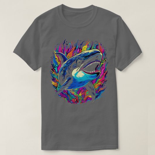 Orca Lächelt T-Shirt (Design vorne)