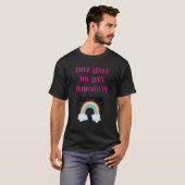 ORCA LOVES THE LGBT COMMUNITY RAINBOW ORCA SAYING T-Shirt (Vorne ganz)