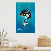 Orca Magic Poster (Küche)