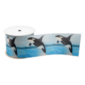 Orca-Malerei Satinband (Spule)
