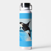 Orca-Malerei Trinkflasche (Rückseite)